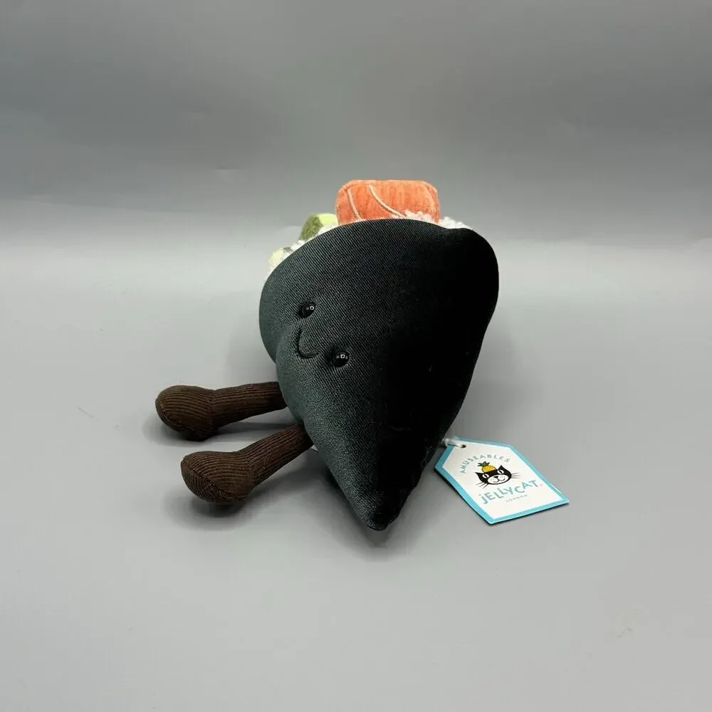 Jellycat Amuseables Coneroi Temaki Cone Sushi Hand Roll Plush Authentic NEW